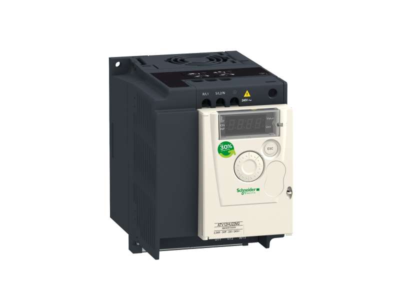Schneider Electric Frekventni regulator ATV12 - 2.2kW - 3hp - 200..240V - monofazni - sa hladnjakom ; ATV12HU22M2