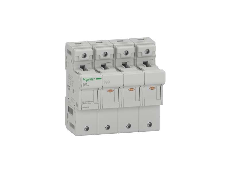 Schneider Electric Fuse Disconnector, Acti9 SBI, 3P+N, 50A, for fuse 14 x 51mm; A9GSB750