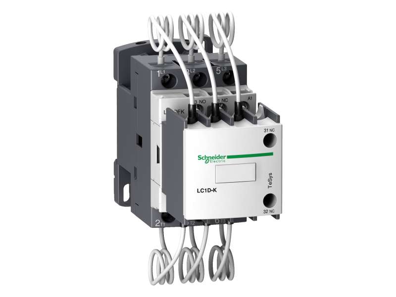 Schneider Electric Kontaktor TeSys LC1-DF 12.5 kVAr - kalem 220 V AC;LC1DFKM7