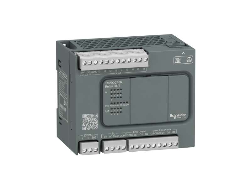 Schneider Electric Kontroler M200 16 I/O relejni ; TM200C16R