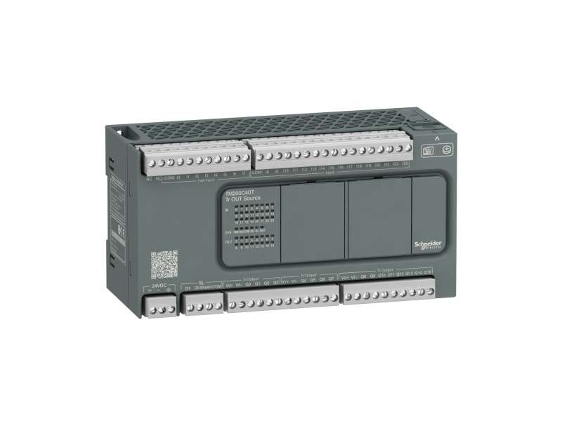 Schneider Electric Kontroler M200 40 I/O tranzistorski, source logika ; TM200C40T