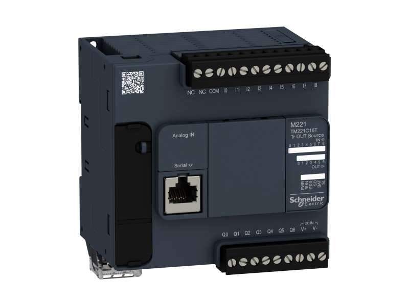 Schneider Electric Kontroler M221 16 IO tranzistorski PNP ; TM221C16T