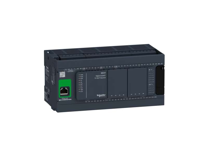 Schneider Electric Kontroler M241 40 IO tranzistorski PNP Ethernet; TM241CE40T