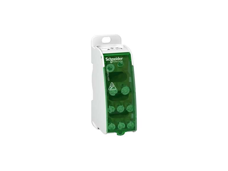 Schneider Electric Linergy DS - screw distribution block 1P - 125A - 10 holes; LGY112510
