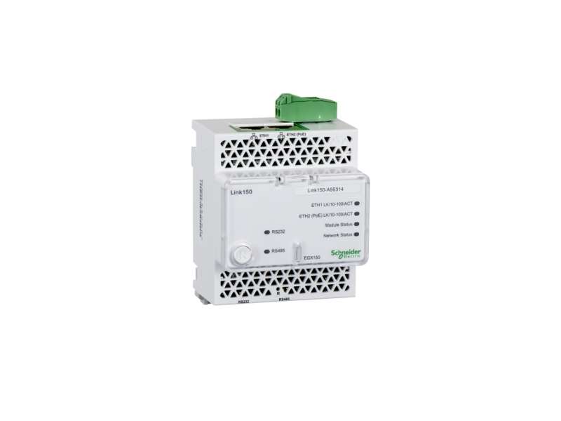 Schneider Electric Link150 - Ethernet getvej - 2 Ethernet porta - 24 V DC i PoE;EGX150