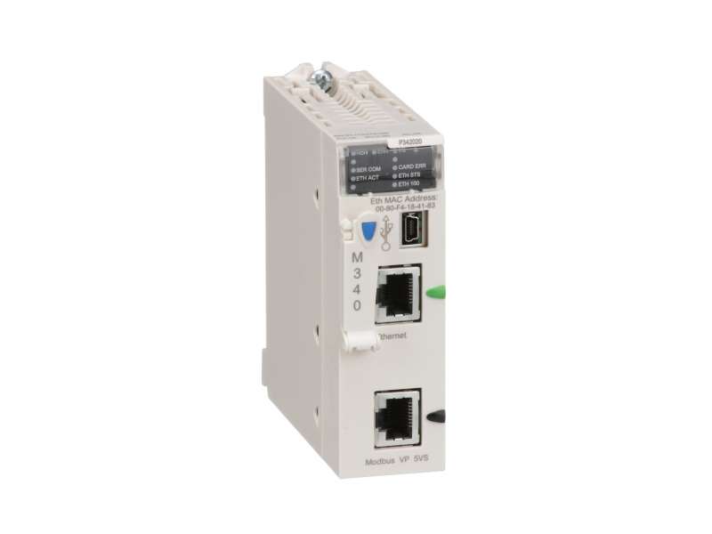Schneider Electric Procesor M340 - maksimalno 1024 digitalnih + 256 analogni I/O -Modbus - Ethernet ; BMXP342020