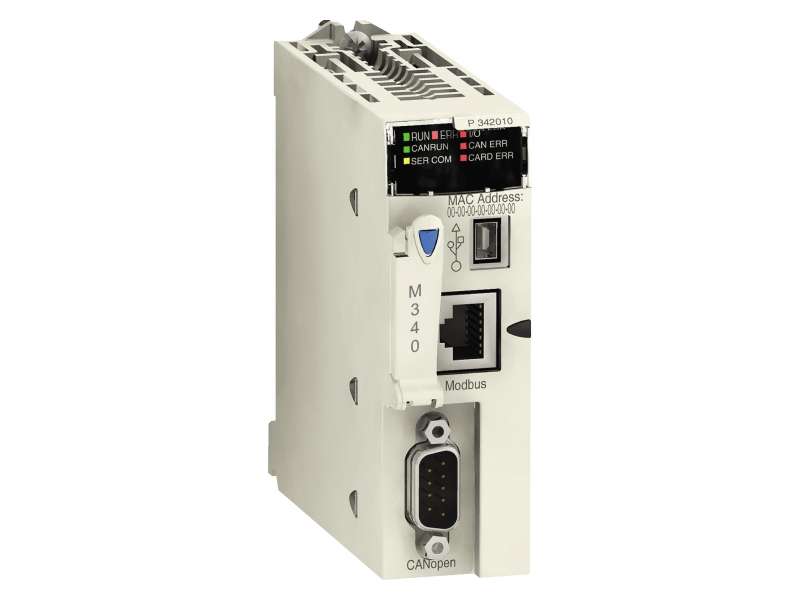 Schneider Electric Procesor M340 - maksimalno 1024 digitalnih + 256 analognih I/O ; BMXP3420102