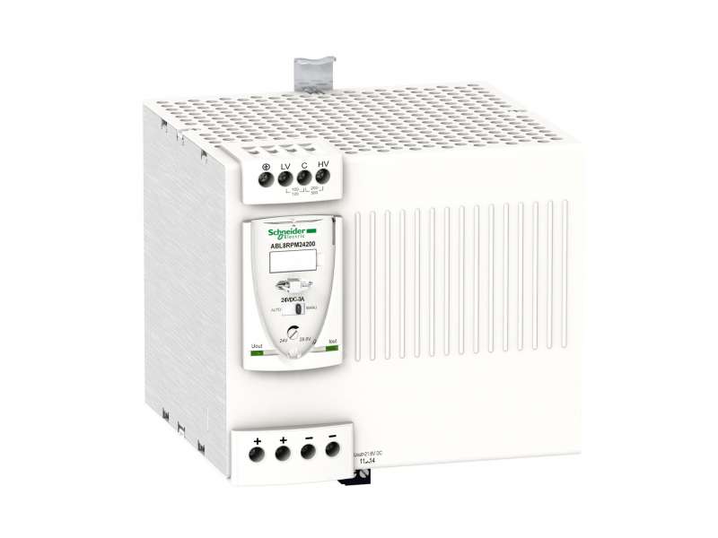 Schneider Electric Regulisano napajanje SMPS - monofazno ili dvofazno - 100..240 V - 24 V - 20 A;ABL8RPM24200