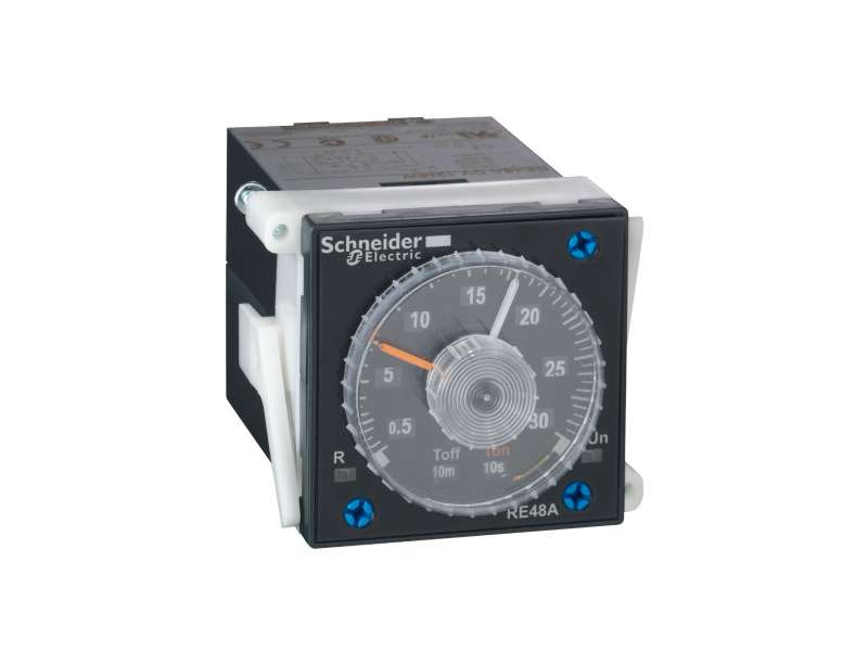 Schneider Electric Relej za asimetričnu povorku impulsa - 0.02 s..300 h - 24..240 V AC - 2 OC ; RE48ACV12MW