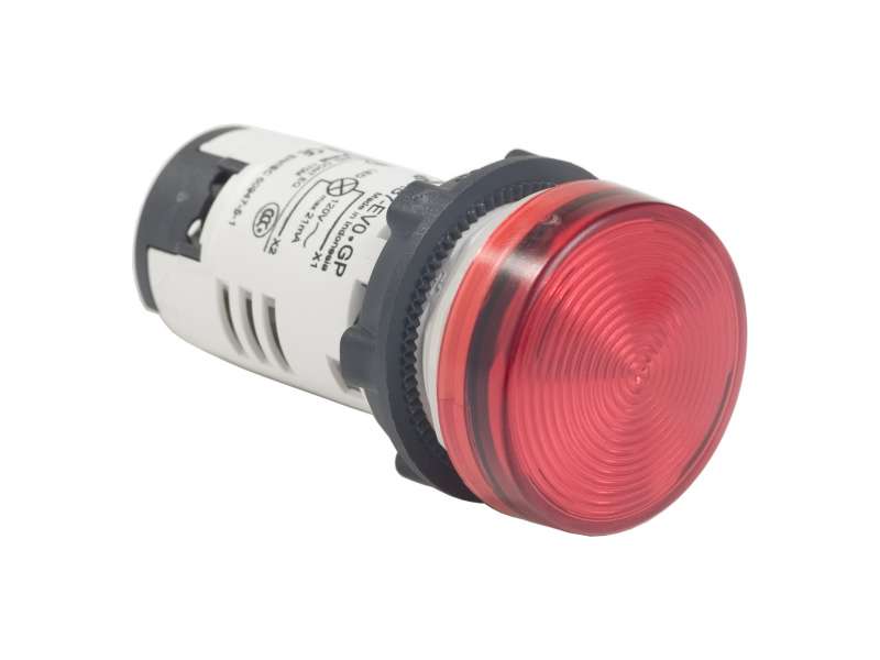 Schneider Electric Signalna lampica - LED - crvena - 120V; XB7EV04GP