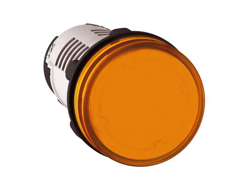 Schneider Electric Signalna lampica Ø 22 - narandžasta -integrisan LED - 120 V - vijčani priključak; XB7EV08GP