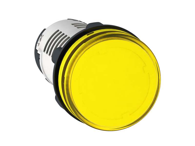 Schneider Electric Signalna lampica Ø 22 - žuta - integrisan LED - 24 V - vijčani priključak; XB7EV05BP