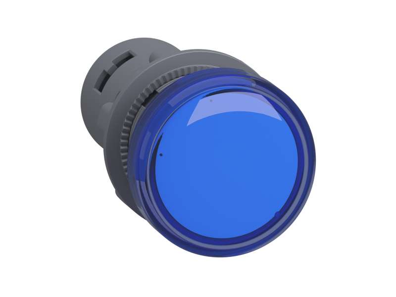 Schneider Electric Signalne lampice, blue, Ø 22 mm, with integral LED, 380…400V AC, Anti-interference;XA2EVQ6LC