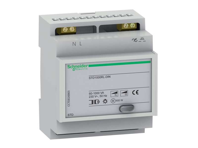 Schneider Electric STD - DIN - daljinski upravljan dimer - 1000 W; CCTDD20003