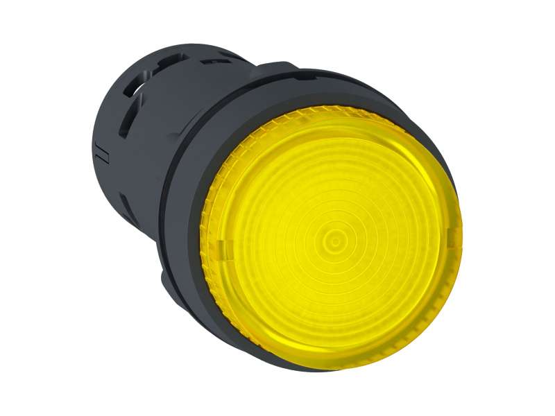 Schneider Electric Svetleći taster - LED - sa zadrškom -1NO - žuti - 120V; XB7NJ08G1
