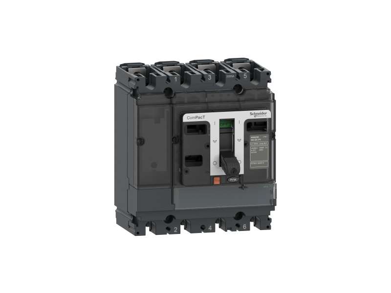 Schneider Electric Switch disconnector, ComPacT NSX100NA DC PV, 100A rating, 4 poles;C104100D1S