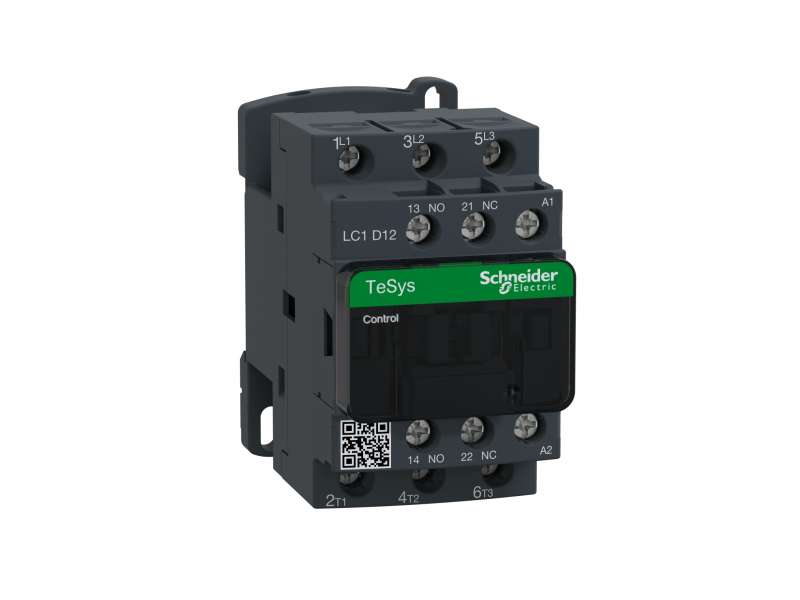 Schneider Electric TeSys D kontaktor - 3P(3 NO) - AC-3 - <= 440 V 12 A - 24 V AC kalem; LC1D12B7