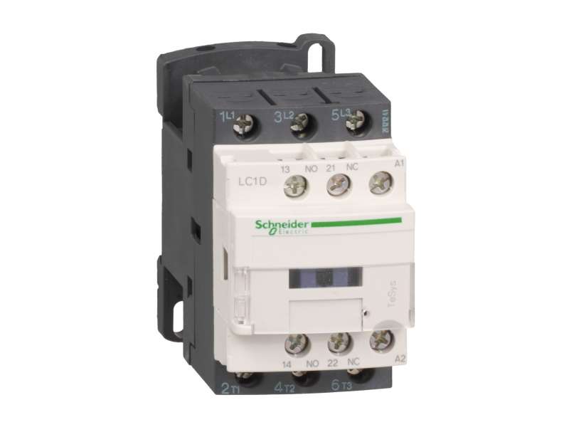 Schneider Electric TeSys D kontaktor - 3P(3 NO) - AC-3 - <= 440 V 18 A - 380 V AC kalem ; LC1D18Q7