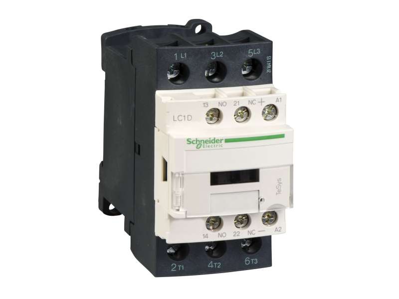 Schneider Electric TeSys D kontaktor - 3P(3 NO) - AC-3 - <= 440 V 25 A - 110 V DC kalem ; LC1D25FD