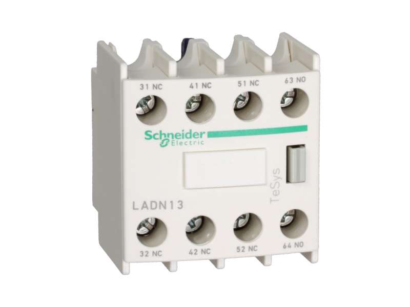 Schneider Electric TeSys D - pomoćni kontaktni blok - 1 NO + 3 NC - vijčani priključci; LADN13