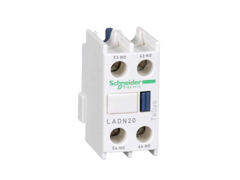 Schneider Electric TeSys D - pomoćni kontaktni blok - 2 NO - vijčani priključci; LADN20