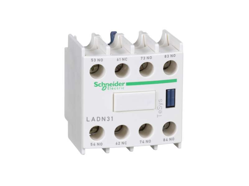 Schneider Electric TeSys D - pomoćni kontaktni blok - 3 NO + 1 NC - vijčani priključci; LADN31