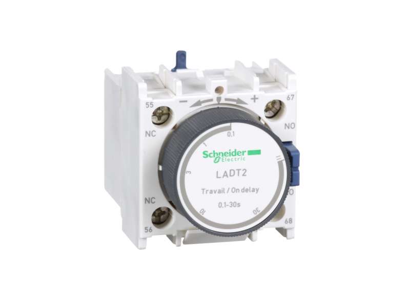 Schneider Electric TeSys D - vremenski pomoćni kontaktni blok - 1 NO + 1 NC vijčani priključak;LADT2