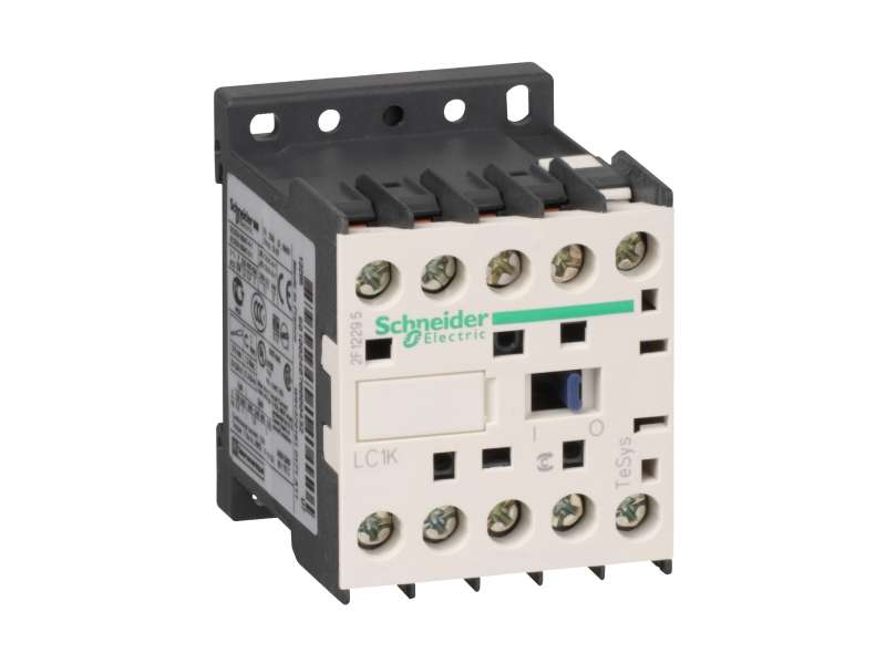 Schneider Electric TeSys K kontaktor - 3P(3 NO) - AC-3 - <= 440 V 12 A - 380...400 V AC kalem ;  LC1K1210Q7