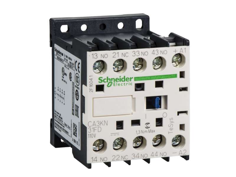 Schneider Electric TeSys K pomoćni kontaktor - 3 NO + 1 NC - <= 690 V - 110 V DC standardni kalem; CA3KN31FD