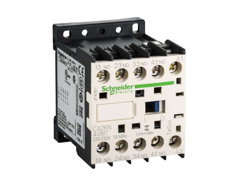 Schneider Electric TeSys K pomoćni kontaktor - 4 NO - <= 690 V - 220...230 V AC kalem; CA2KN40M7