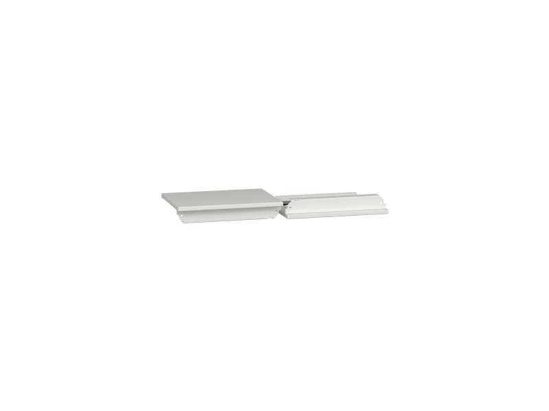 Schneider Electric Top/bottom plate, PrismaSeT G, for extension enclosure, W 300mm, IP55, white, RAL 9003, set of 2 plates; LVS08372