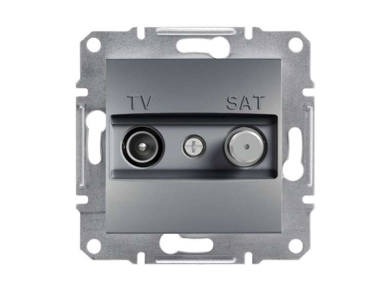 Schneider Electric TV-SAT prolazna utičnica (4dB), bez rama, čelik;EPH3400262