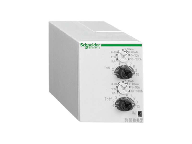 Schneider Electric Univerzalni utični vremenski relej - 0.1 s..60 min - 24..240 V AC - 2 OC ; RE88867305
