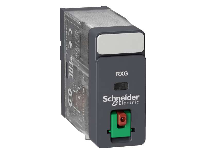 Schneider Electric Utični interfejs relej - Zelio RXG - 1C/O standardni - 230V AC - 10A - sa LTB