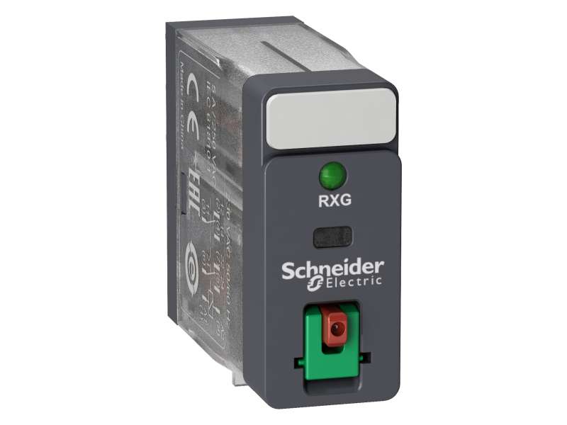 Schneider Electric Utični interfejs relej - Zelio RXG - 2C/O standardni-230 V AC-5A - sa LTB i LED; RXG22P7