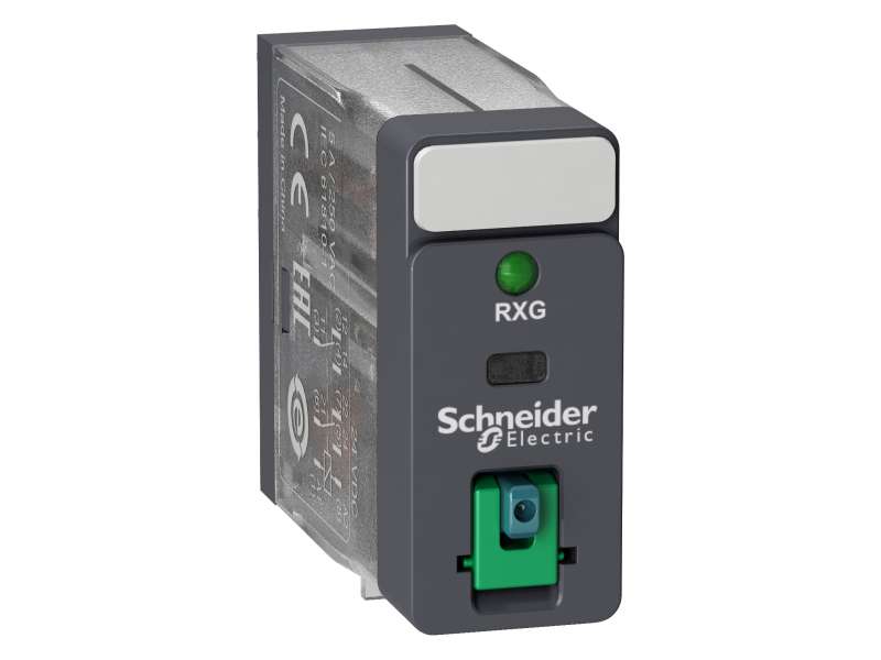 Schneider Electric Utični interfejs relej - Zelio RXG - 2C/O standardni -24VDC-5A - sa LTB i LED; RXG22BD