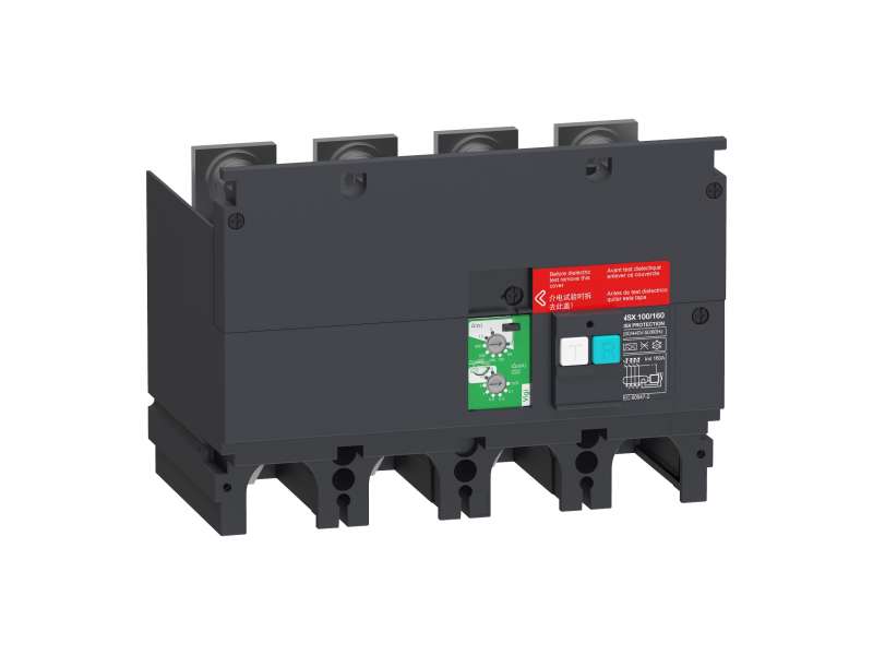 Schneider Electric VigiPacT dodatni zaštitni modul diferencijalne zaštite, ComPacT NSKS 100/160, 200 VAC do 440 VAC, 30 mA do 30 A, 4 pola