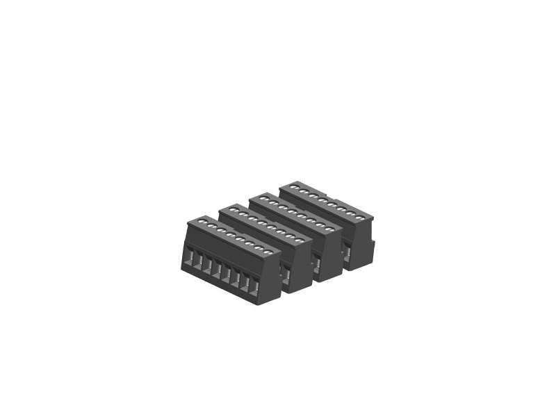 Siemens Connector Block, 8 Poles, Tin (4/PK) - 6ES7292-2AH40-0XA0