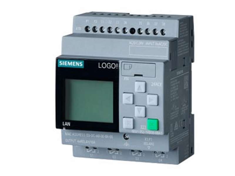 Siemens LOGO! 24RCE, 8DI/4DO, 400 Blocks; 6ED1052-1HB08-0BA1