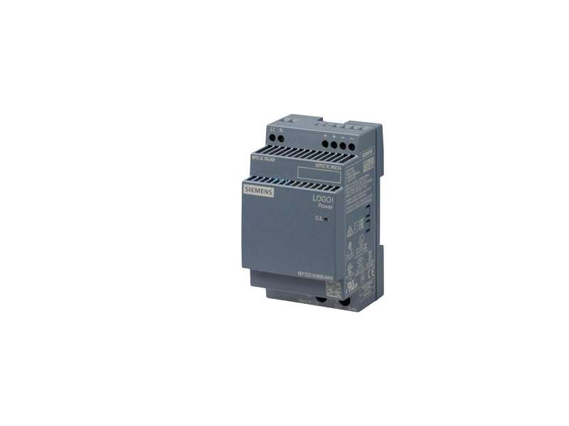 Siemens LOGO!POWER 24 V / 2.5 A Stabilized power supply input: 100-240 V AC output: 24 V DC/ 2.5 A; 6EP3332-6SB00-0AY0