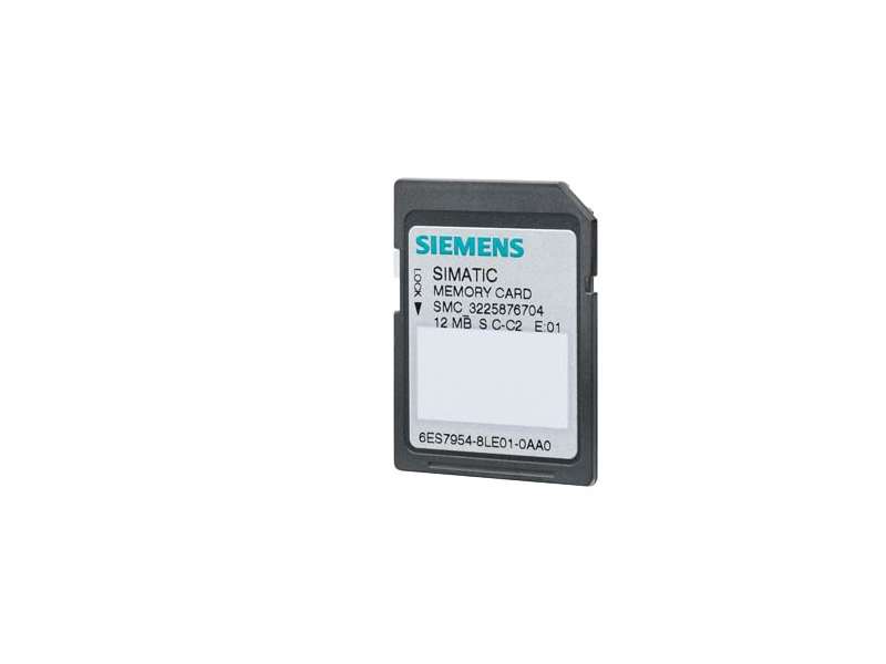 Siemens SIMATIC S7, memory cards for S7-1x 00 CPU/SINAMICS, 3, 3V Flash, 4 MB; 6ES7954-8LC04-0AA0