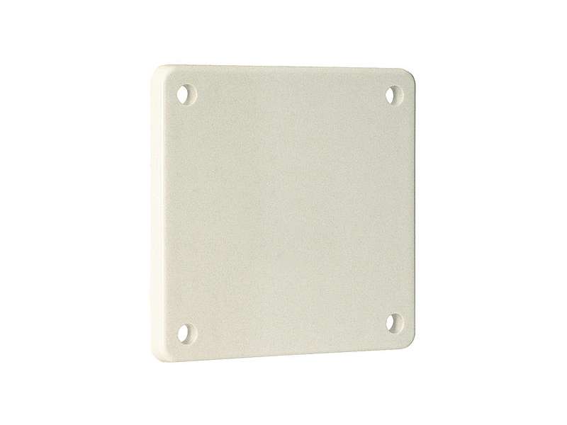 WALTHER-WERKE BLANK FLANGE FOR PANEL SOCKETS IN PEARL WHITE