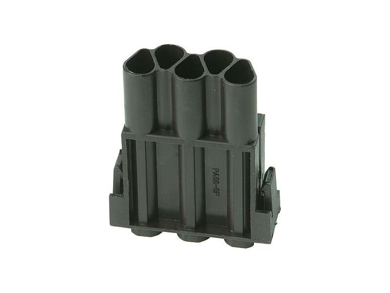 WALTHER-WERKE CRIMP CONTACT CARRIER FROM THE SERIES MO 4+E FOR PIN CONTACTS AND WITH A NUMBERING OF 1-4