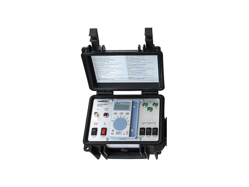 WALTHER-WERKE EV-TESTERS / SIMULATOR WITH CHARGING INLET TYPE 2 AND ISOLATED GROUND RECEPTACLE ; 780001503