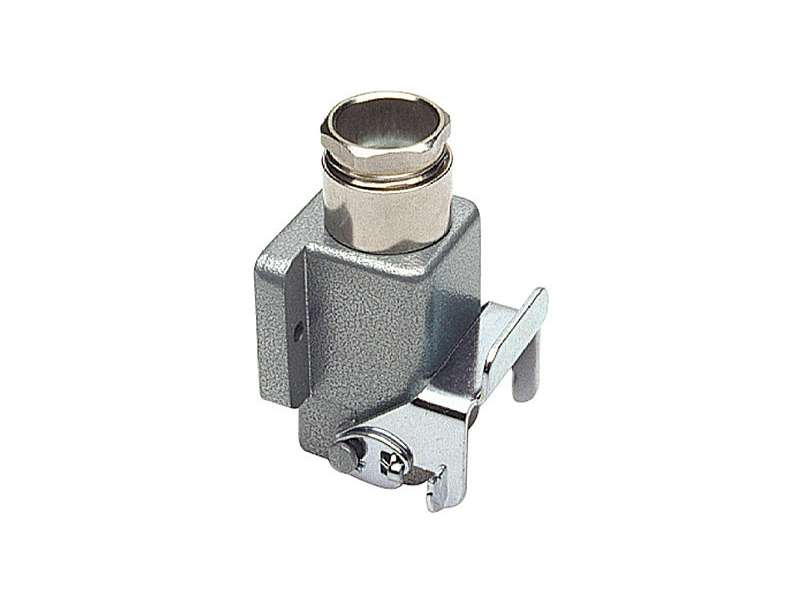 WALTHER-WERKE WALL MOUNT HOUSING A3, A4, A5 AND D8 FROM ZINC, HEIGHT 25,5MM WITH CLOSED BOTTOM, SINGLE LOCKING SYSTEM AND CABLE GLAND 1XM20
