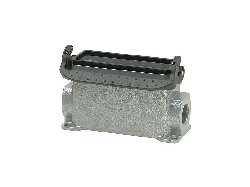 WALTHER-WERKE WALL MOUNT HOUSING B24, BB46, D64, DD108 AND MOB24 FROM ALUMINIUM, HEIGHT 84MM WITH SINGLE LOCKING SYSTEM AND CABLE GLAND 1XM32