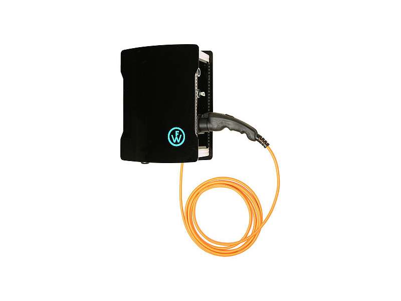 WALTHER-WERKE WALLBOX EVOLUTION 350 KEY WITH FIXED CHARGING CABLE AND VEHICLE CONNECTOR TYPE 1 16A/3,7KW, ELECTRIC ENERGY METER AND PREMIUM MO