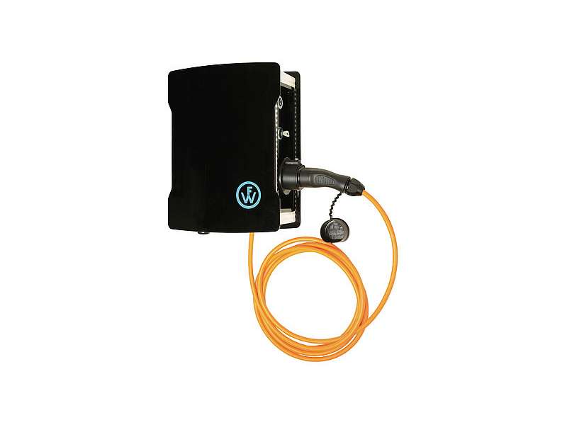 WALTHER-WERKE WALLBOX EVOLUTION 350 KEY WITH FIXED CHARGING CABLE AND VEHICLE CONNECTOR TYPE 2 16A/3,7KW, ELECTRIC ENERGY METER AND PREMIUM MO