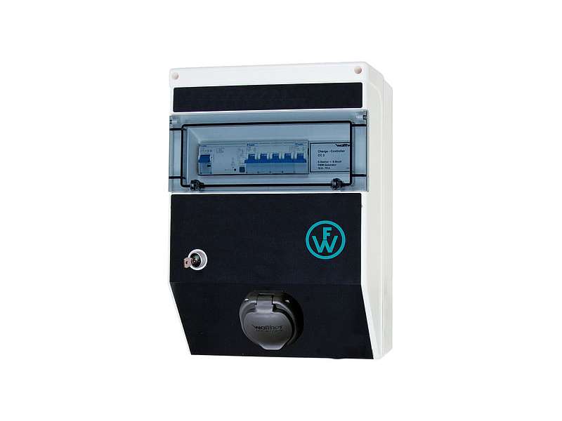 WALTHER-WERKE Wallbox INDUSTRY-LINE KEY with one charging point Type 2 16A/11kW ; 98100005