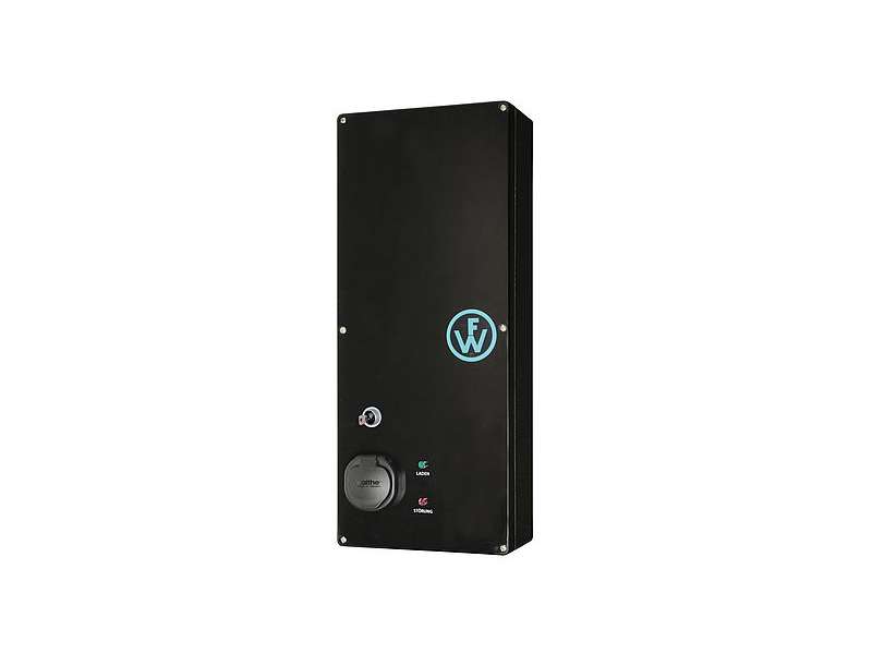 WALTHER-WERKE WALLBOX SLIM-LINE KEY WITH ONE CHARGING POINT TYPE 2 VON 16A/11KW BIS 32A/22KW AND BASIS MONITORING ; 98210013